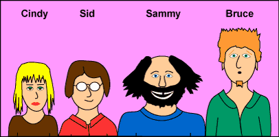 Picture of Stone Marmot band members, Cindy Sid, Sammy, and Bruce.